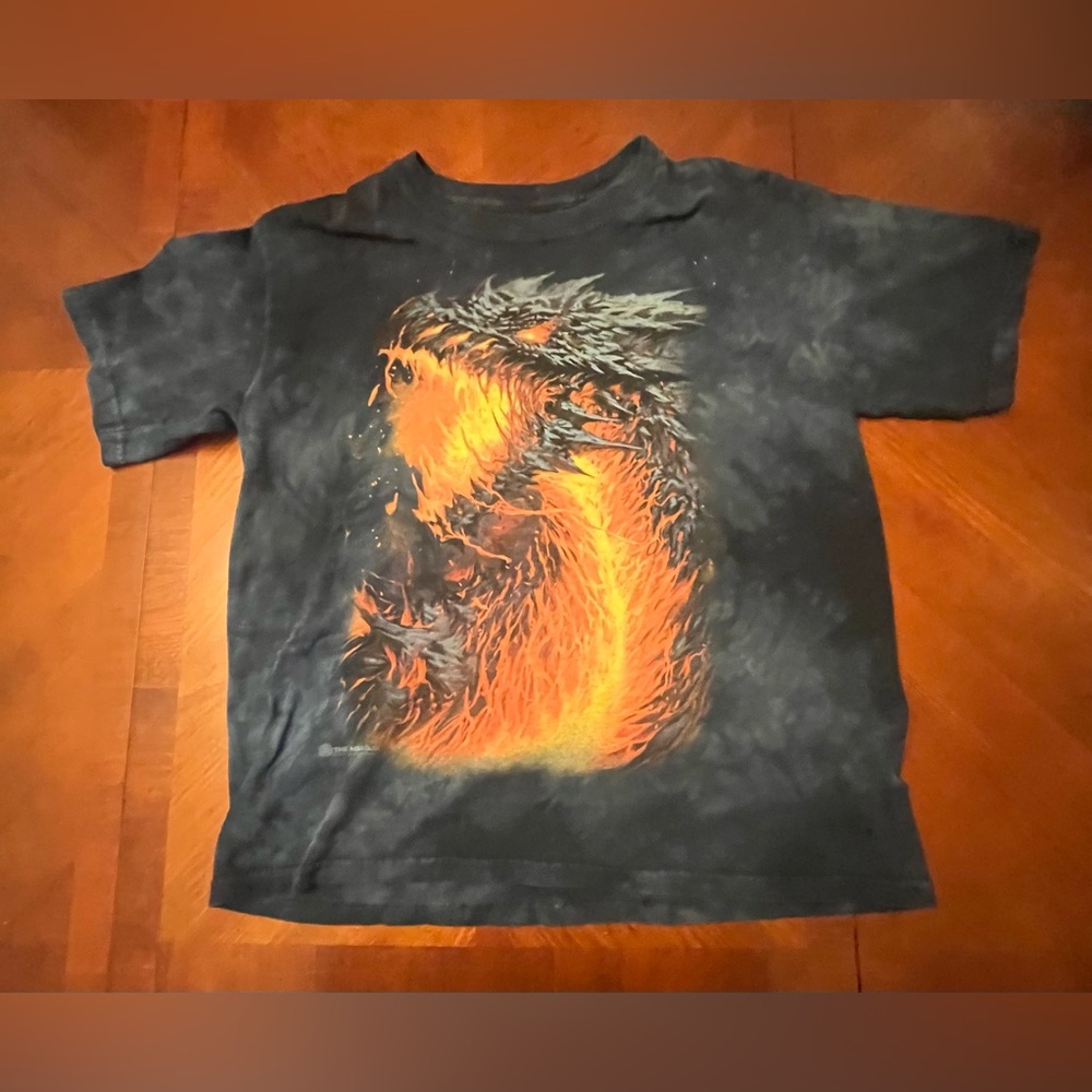 The Mountain Fire Dragon Tyler Walpole Y2K Graphic Tee XL